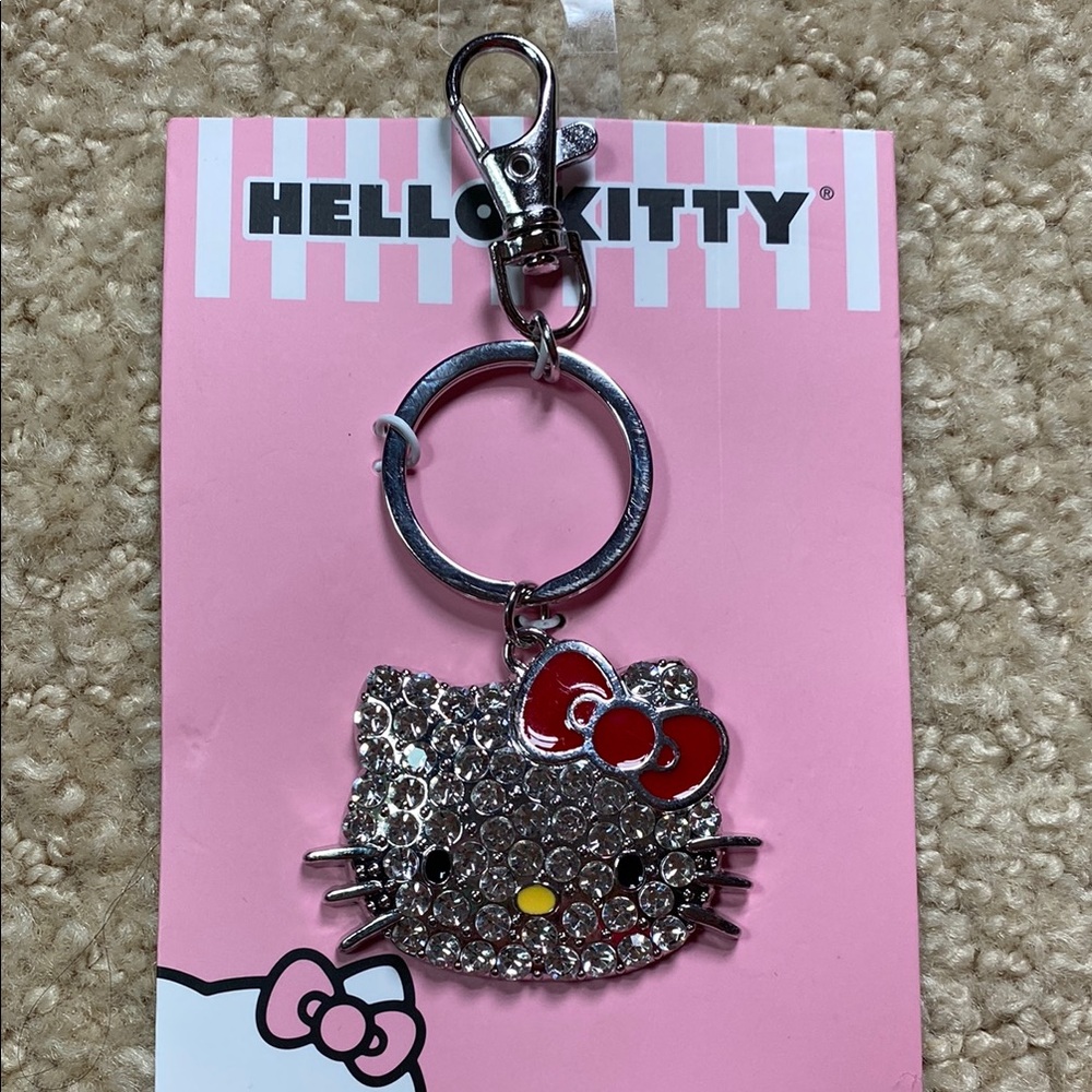 Hello Kitty Rhinestone Keychain
